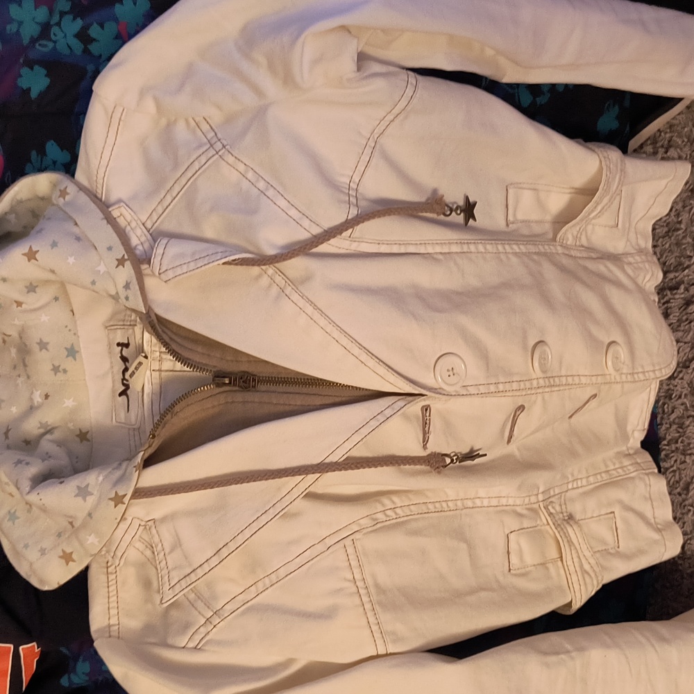 White jean jacket size medium